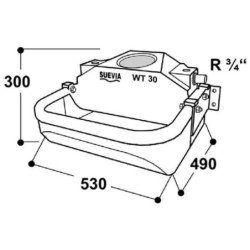 Poidło pastwiskowe model WT30