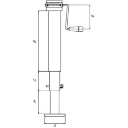 Stopa podporowa DG600W