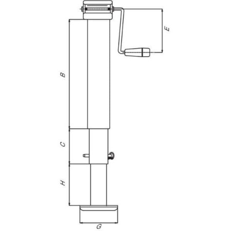 Stopa podporowa DG600W