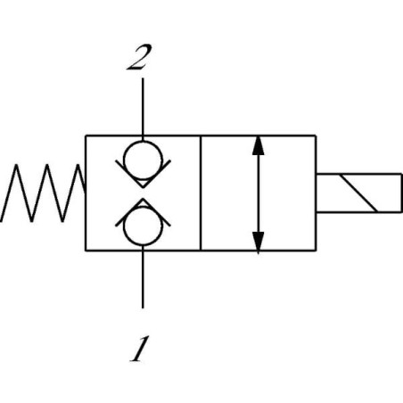 Wkład zaworu 2/2 SVP08-CDB-00-B-00