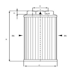 Filtr 250 µm bez obejścia bypass