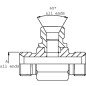 Trójnik 1/4 BSP