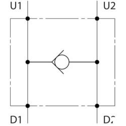 Zawór zwrotny VANT/40/OMP-OMR