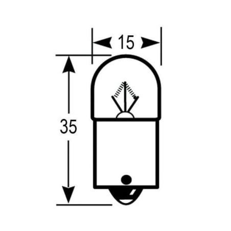 Żarówka R5W 12V 5W Vapormatic