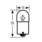 Żarówka R5W 12V 5W Vapormatic