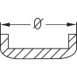 Zaślepka bloku 25.40 mm