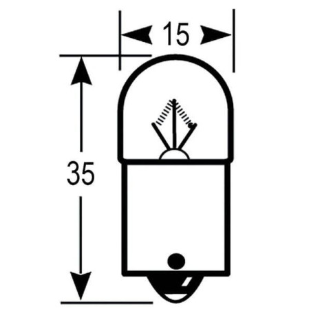 Żarówka R5W 12V 5W Vapormatic