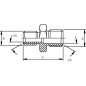 Złącze proste redukcyjne 1/4 x 1/8 BSP