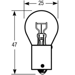 Żarówka P21W 12V 21W Vapormatic