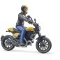 Bruder Motocykl Scrambler Ducati Full Throttle z kierowcą  U63053