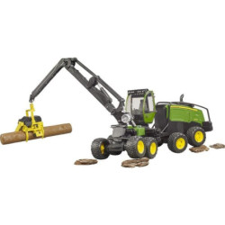 Bruder Kombajn zrębowy John Deere 1270G z drzewem U02135