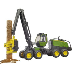 Bruder Kombajn zrębowy John Deere 1270G z drzewem U02135