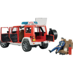 Bruder Samochód strażacki Jeep Wrangler z figurkami U02528