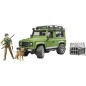 Bruder Land Rover Defender ze strażnikiem leśnym i psem U02587