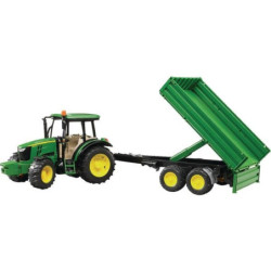 Bruder Ciągnik John Deere 5115M z przyczepą U02108