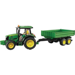 Bruder Ciągnik John Deere 5115M z przyczepą U02108