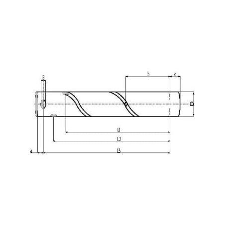 Sworzeń 30x200 mm Kramp