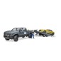 Bruder Pickup RAM 2500 Power wagon z zespołem wyścigowym Bruder U02504