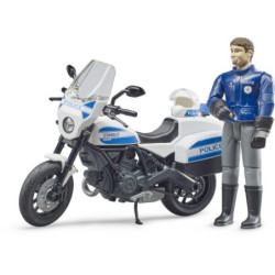 Bruder Motocykl policyjny Scrambler Ducati z figurką policjanta  U62731