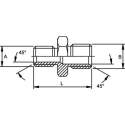 Adapter 1/4BSP x M10x1,0