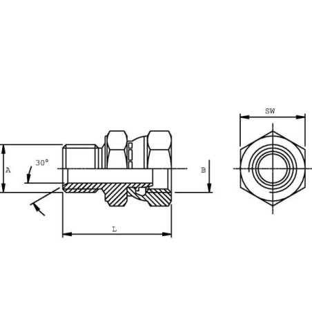 Adapter M22 x M20