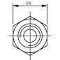 Złączka dwuwkrętna 3/8 x 1/4NPT