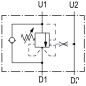 "Zawór zwrotno-hamujący N1116 1/2"" G5P4"