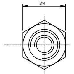 "Złącze redukcyjne gwint zew./wew. 3/8""x1/4"" BSP"