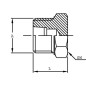 Korek zamykający M16x1.5-10L (na pierścień zacinający)