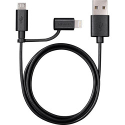 Kabel 2in1 Micro USB & Lightnig