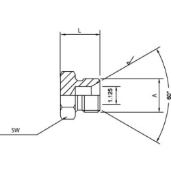 Korek 3/4 BSP