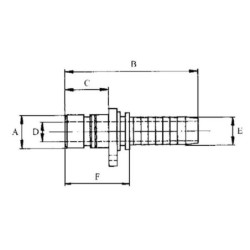 "Adapter WEO Ø mm30mm-WEO 1"""