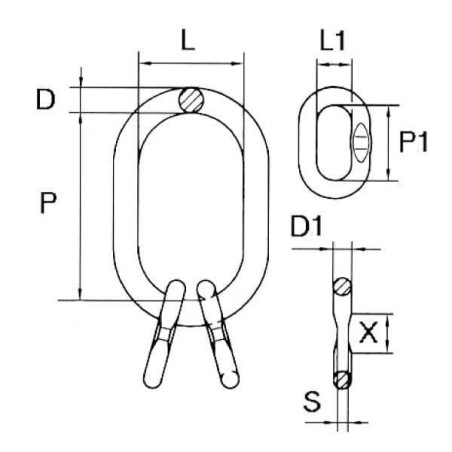 Ogniwo łańcucha głównego 11,2t