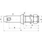 "Sworzeń cięgła dolnego 22x135 mm gwint: 7/8""x68 mm kat.1 Kramp"