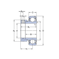 Wkład łożyska 15x40x12 mm SKF