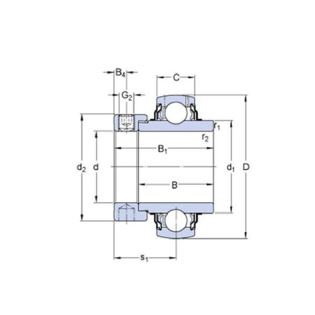 Wkład łożyska 50x90x22 mm SKF