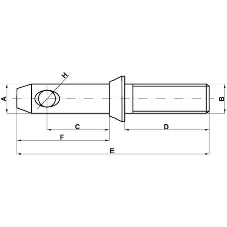 Sworzeń cięgła dolnego 36.5x109.3 mm kat.3 Kramp