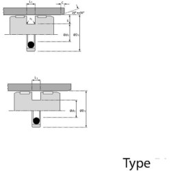 Uszczelniacz tłoczyska 50x39x4.2 Viton