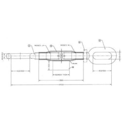 Stabilizator, 280 mm