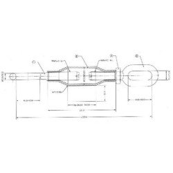 Stabilizator, 250 mm