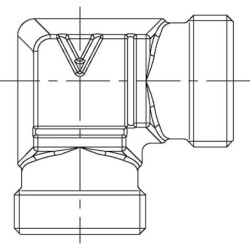 Złącze kolankowe M12x1.5 6L