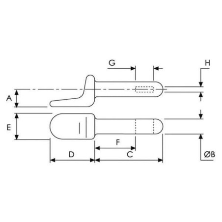 Czop przykręcany 40x12,5mm