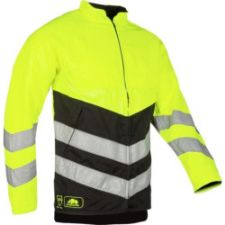 Kurtka do prac leśnych Hi-vis, żółty-czarny, rozmiar 4XL, BasePro, SIP