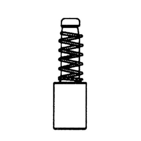 Kołek przesuwny ze sprężyną Bondioli & Pavesi, 1-3/8, L-40,5 mm