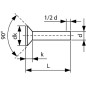 Wkręt samogwintujący DIN7516D M6x12 mm ocynk kl. Kramp