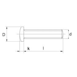 Wkręt samogwintujący DIN7500C M4x20 mm ocynk kl. Kramp