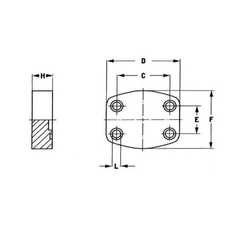 "Kołnierz ślepy SAE 6000 1-1/4"" BSP"