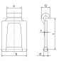 Ogniwo łańcucha T125 HV