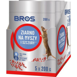 Ziarno na myszy i szczury, 1kg - 5 x doypack 200g