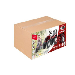 Traktor Valtra z przyczepą